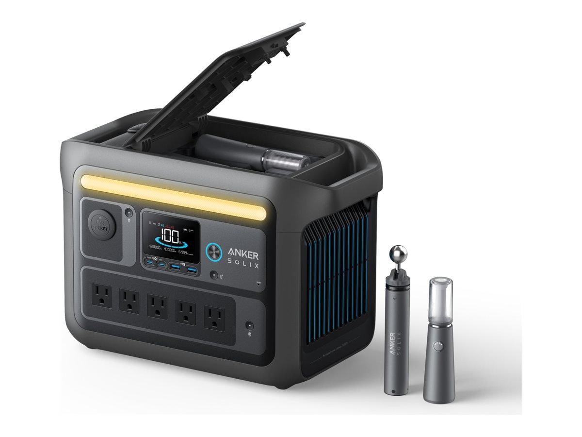 Anker SOLIX C800X - portable power station - 1200 Watt - LiFePO4 - 768 Wh