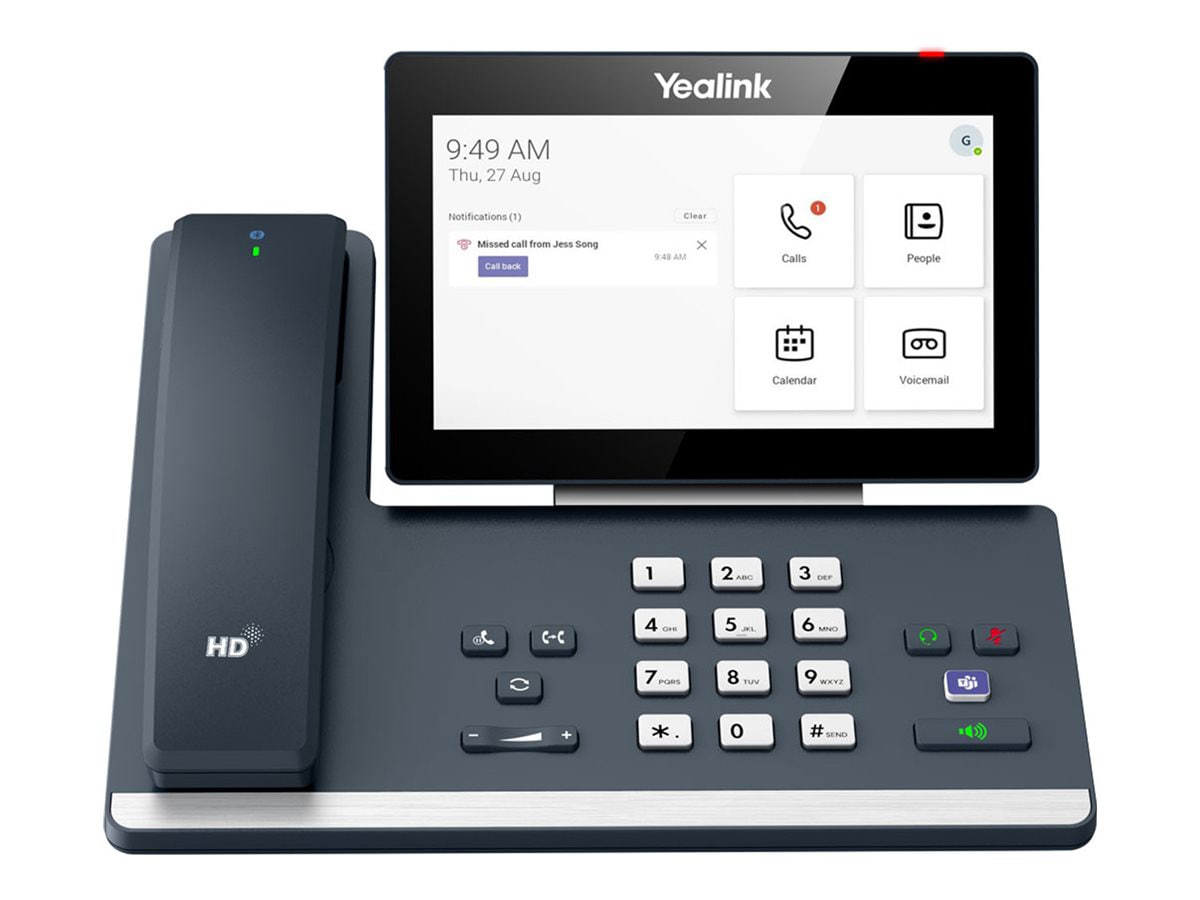 Yealink MP58-WH E2 - téléphone VoIP - avec Interface Bluetooth avec ID d'appelant/appel en instance