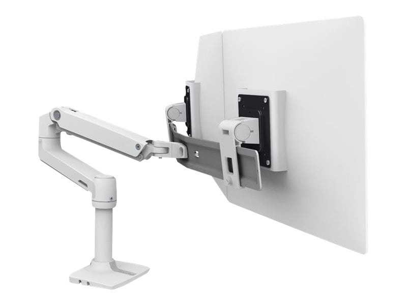Ergotron LX mounting kit - for 2 LCD displays - white