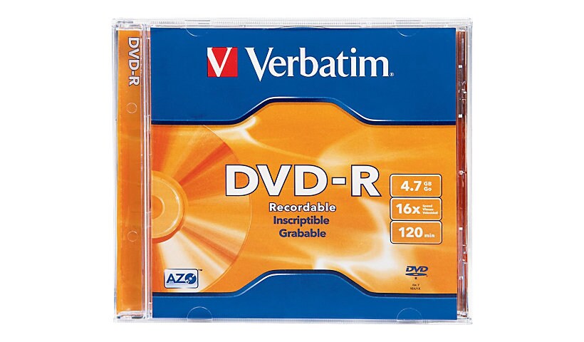 Verbatim - DVD-R x 1 - 4.7 GB - storage media
