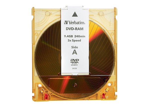 Verbatim - DVD-RAM x 1 - 9.4 GB - storage media