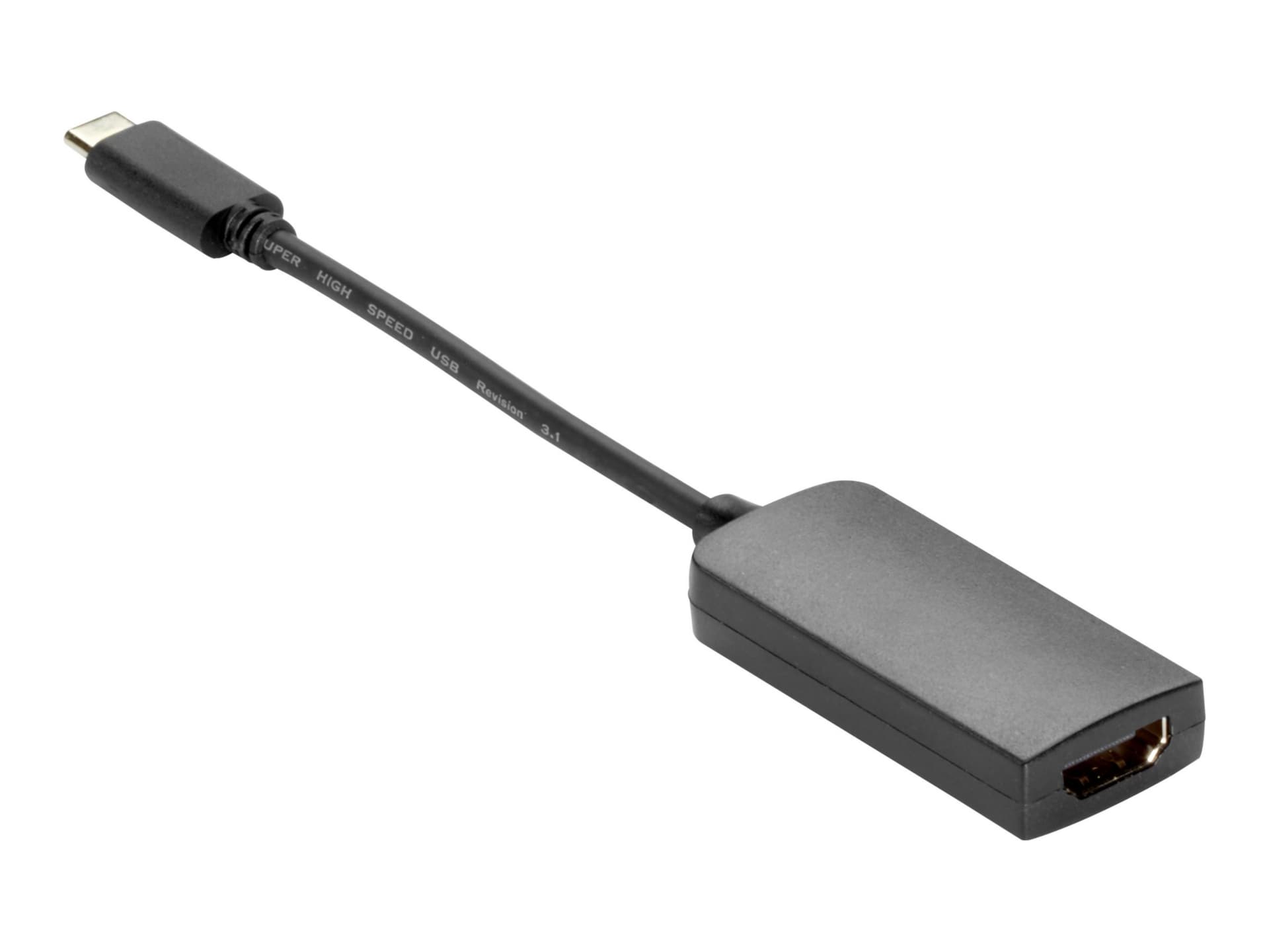 Black Box Video Adapter Dongle, USB 3.1 Type C M to HDMI 2.0 F, 4K at 60Hz