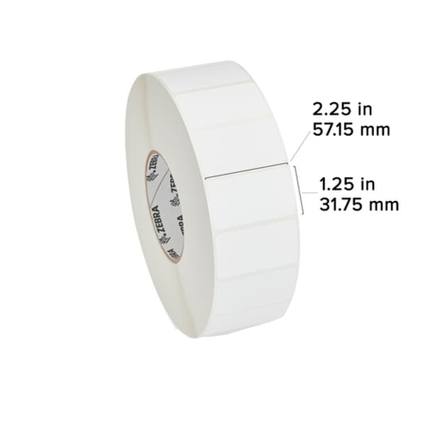 Zebra Z-Select 4000D - labels - 3120 label(s) - 2.25 in x 1.25 in