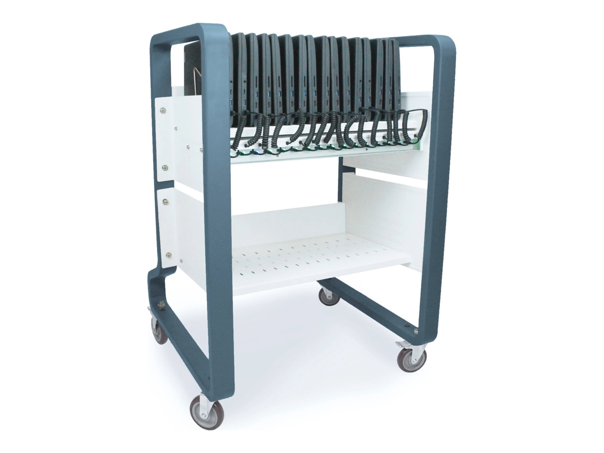 JAR Systems Elevate Air cart - open - for 16 tablets / notebooks - USB-C, EDU