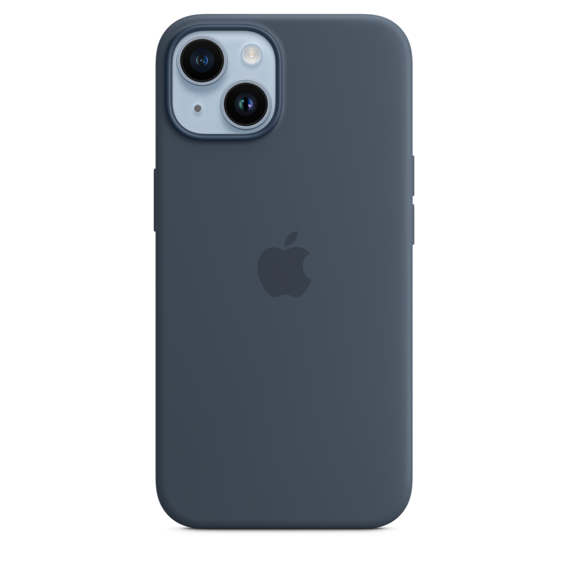 Apple Silicone Case with MagSafe - For iPhone 14 - Storm Blue
