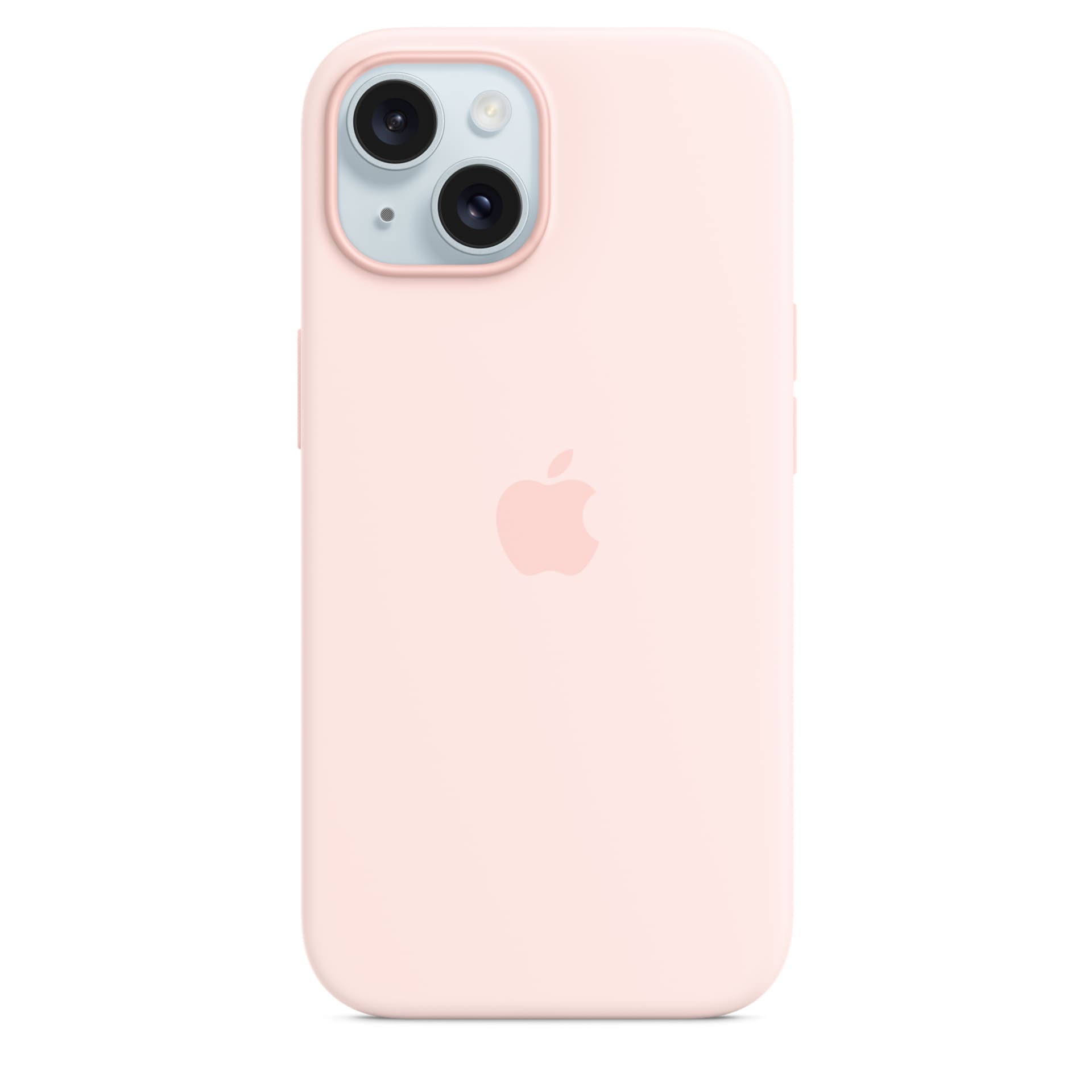 Apple Silicone Case with MagSafe - For iPhone 15 - Light Pink
