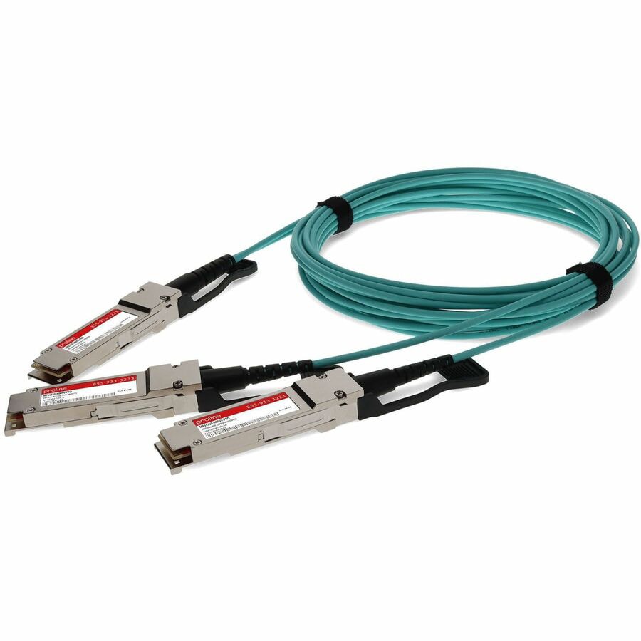 Mellanox MFS1S50-H005V Compatible TAA 200G-AOC QSFP56 to 2xQSFP56 Infiniban