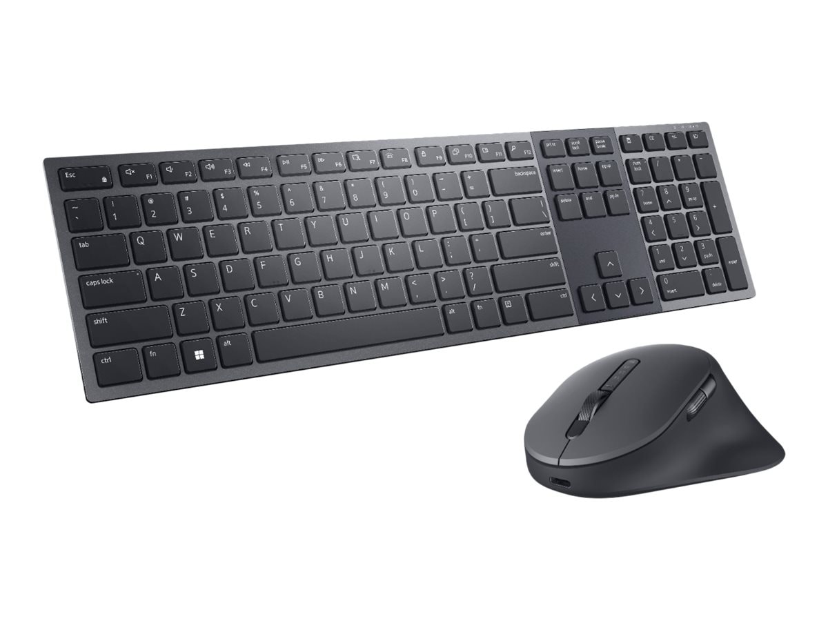 Dell Premier KM900 - ensemble clavier et souris - collaboration - QWERTY - Français canadien - graphite Périphérique d'entrée