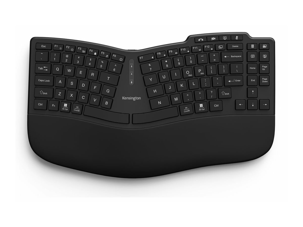 Kensington Pro Fit Ergo KB675 EQ - keyboard - rechargeable TKL - QWERTY - US - black Input Device