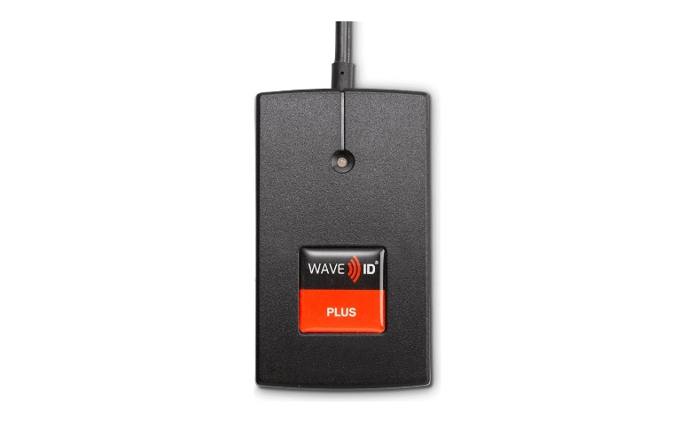 rf IDEAS WAVE ID Plus Keystroke Black Surface Mount Reader