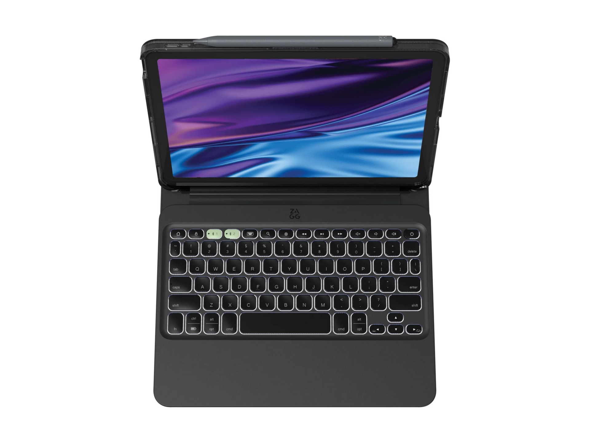 Thumbnail 5 of 13 for ZAGG Pro Keys 2 - keyboard and folio case (folio cover) Input Device