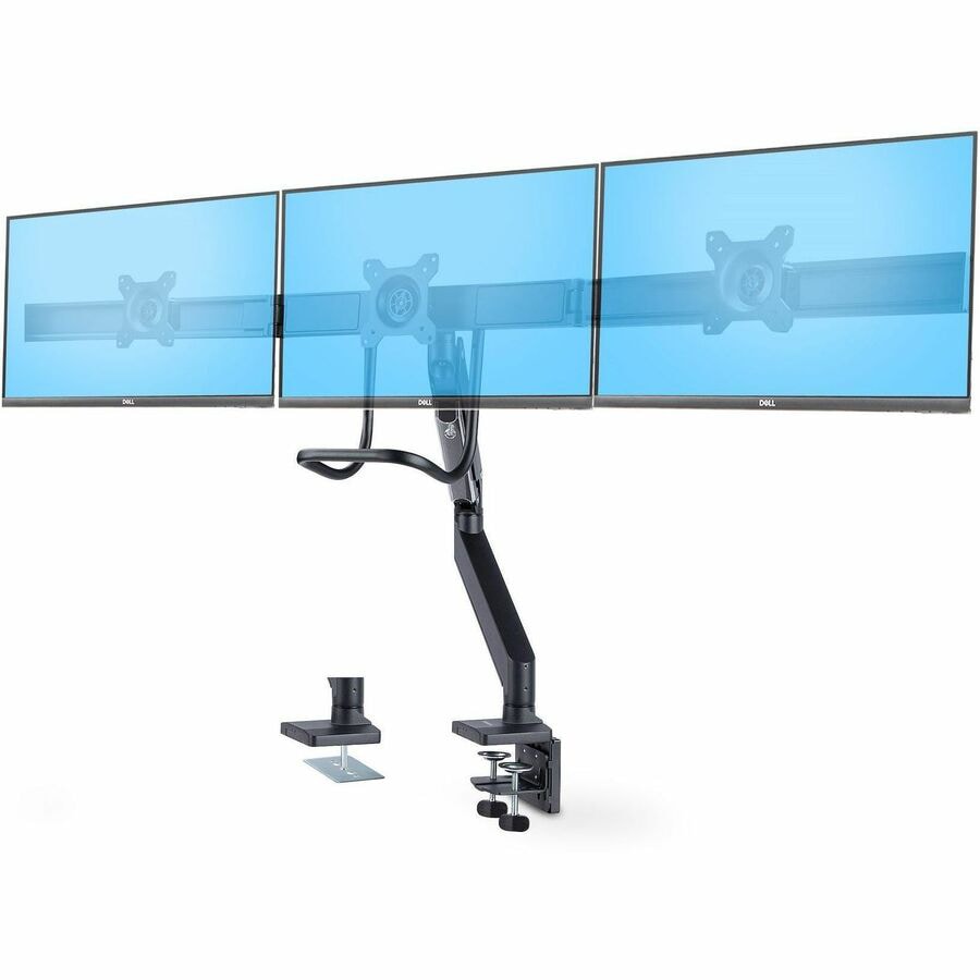 StarTech.com Crossbar Triple Monitor Desk Mount For Up To Three 27-inch Scr