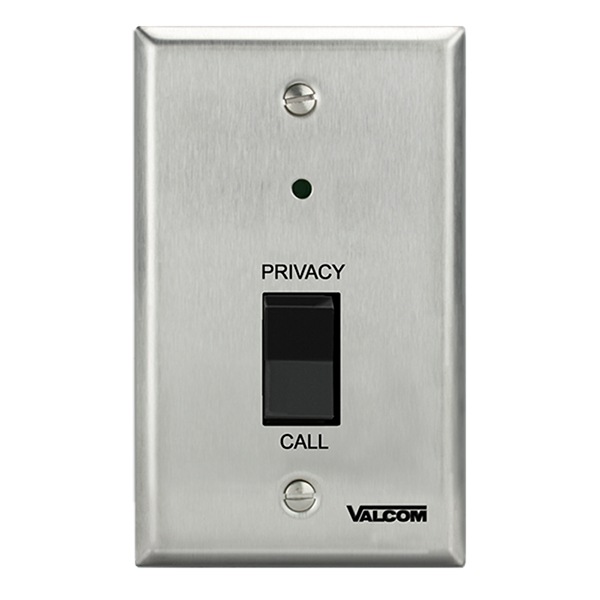 Valcom Call-In Button with Privacy Switch