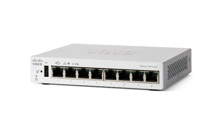 Cisco Catalyst 1200-8T-D - switch - Gigabit Ethernet - 8 ports