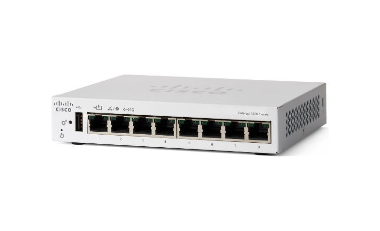 Cisco Catalyst 1200-8T-D - switch - Gigabit Ethernet - 8 ports