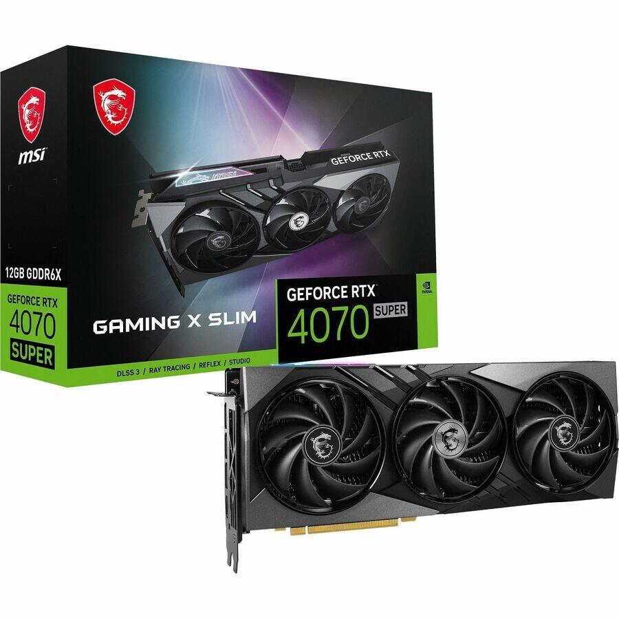 MSI NVIDIA GeForce RTX 4070 SUPER Graphic Card - 12 GB GDDR6X