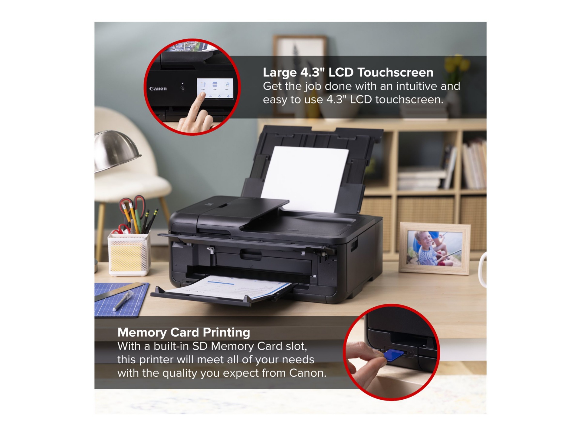 Thumbnail 3 of 9 for Canon PIXMA TS9520a - multifunction printer - color