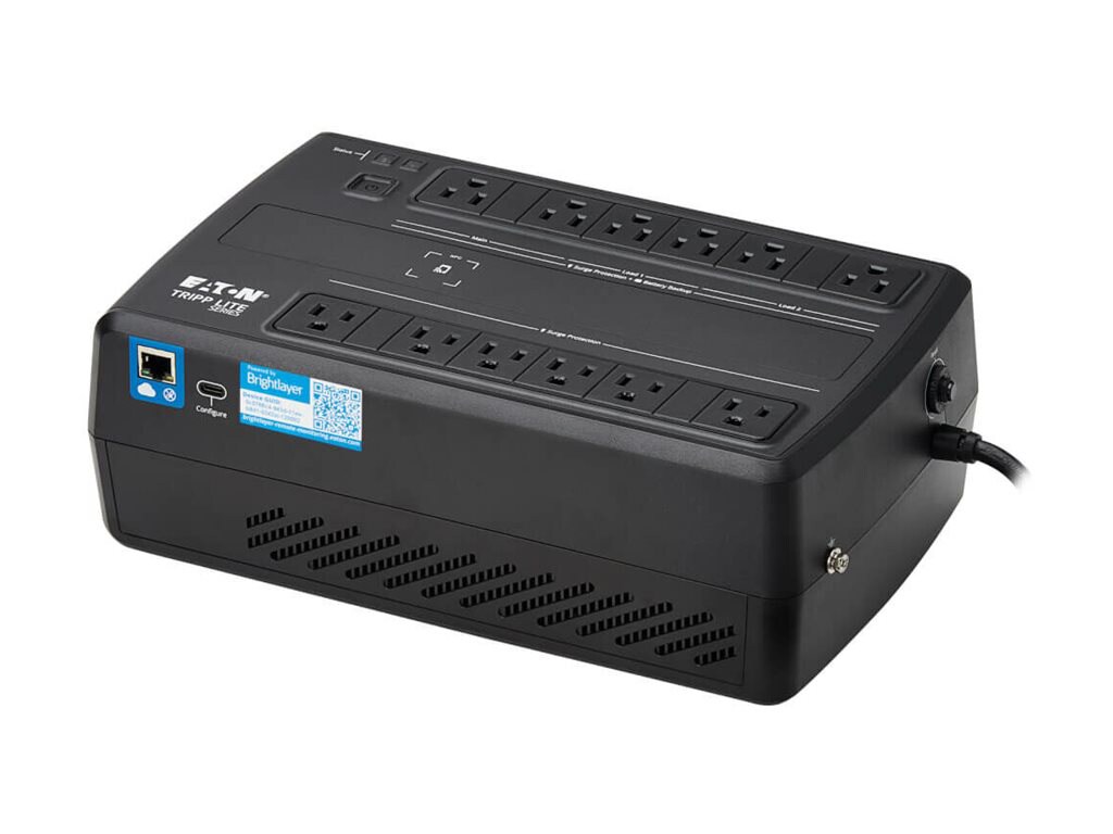 Eaton Tripp Lite Series 750VA 450W 120V Line-Interactive Cloud-Connected UPS with Remote Monitoring - 12 NEMA 5-15R