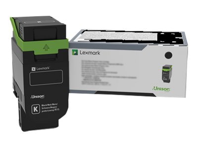 Lexmark - black - original - toner cartridge - LCCP