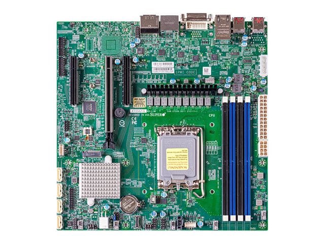 SUPERMICRO X13SAZ-Q - motherboard - micro ATX - LGA1700 Socket - Q670E