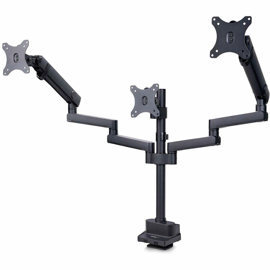 StarTech.com Triple Monitor Desk Mount For Three 27-inch Screens, VESA 75x7