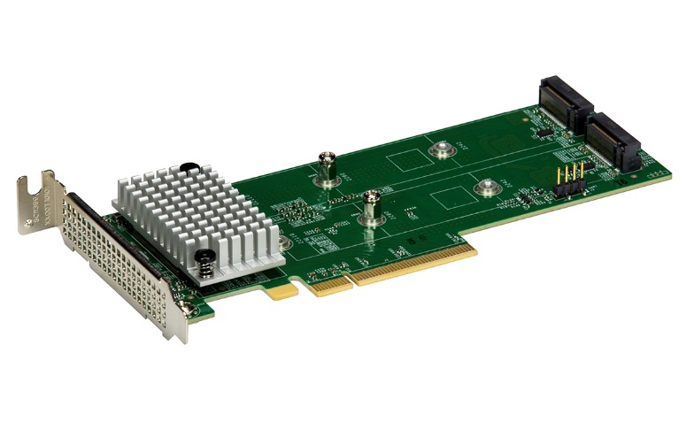 Supermicro MegaRAID Low-Profile 2xPCIe Gen4 Hybrid NVMe/SATA