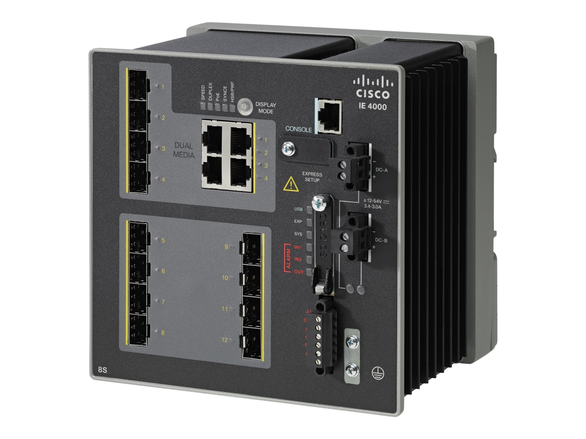 Cisco Industrial Ethernet 4000 Series - switch - 12 ports - managed - TAA Compliant