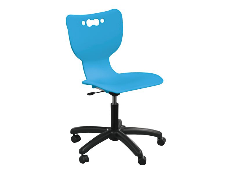 MooreCo Hierarchy 5-Star - chair - plastic - blue