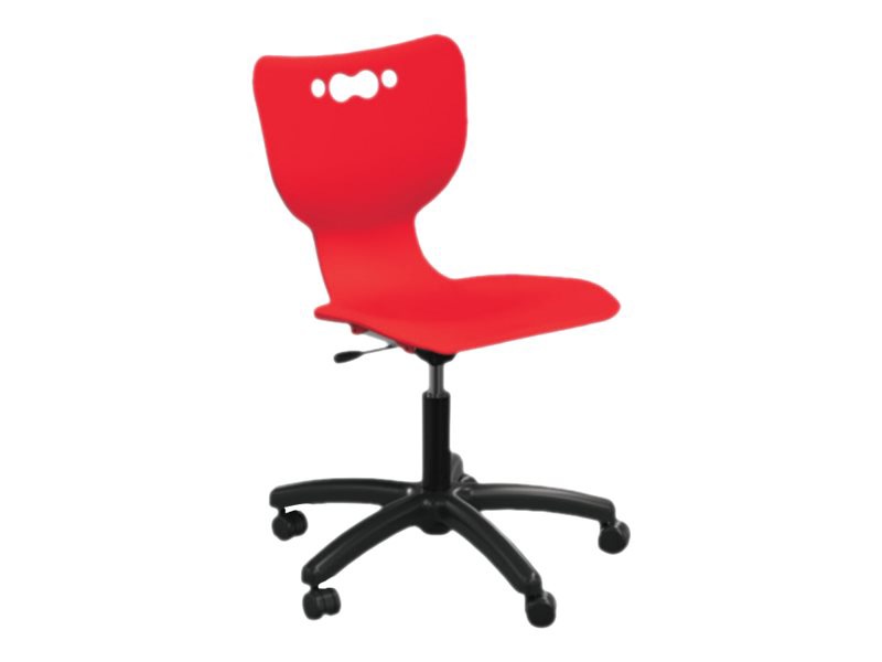 MooreCo Hierarchy 5-Star - chair - plastic - red