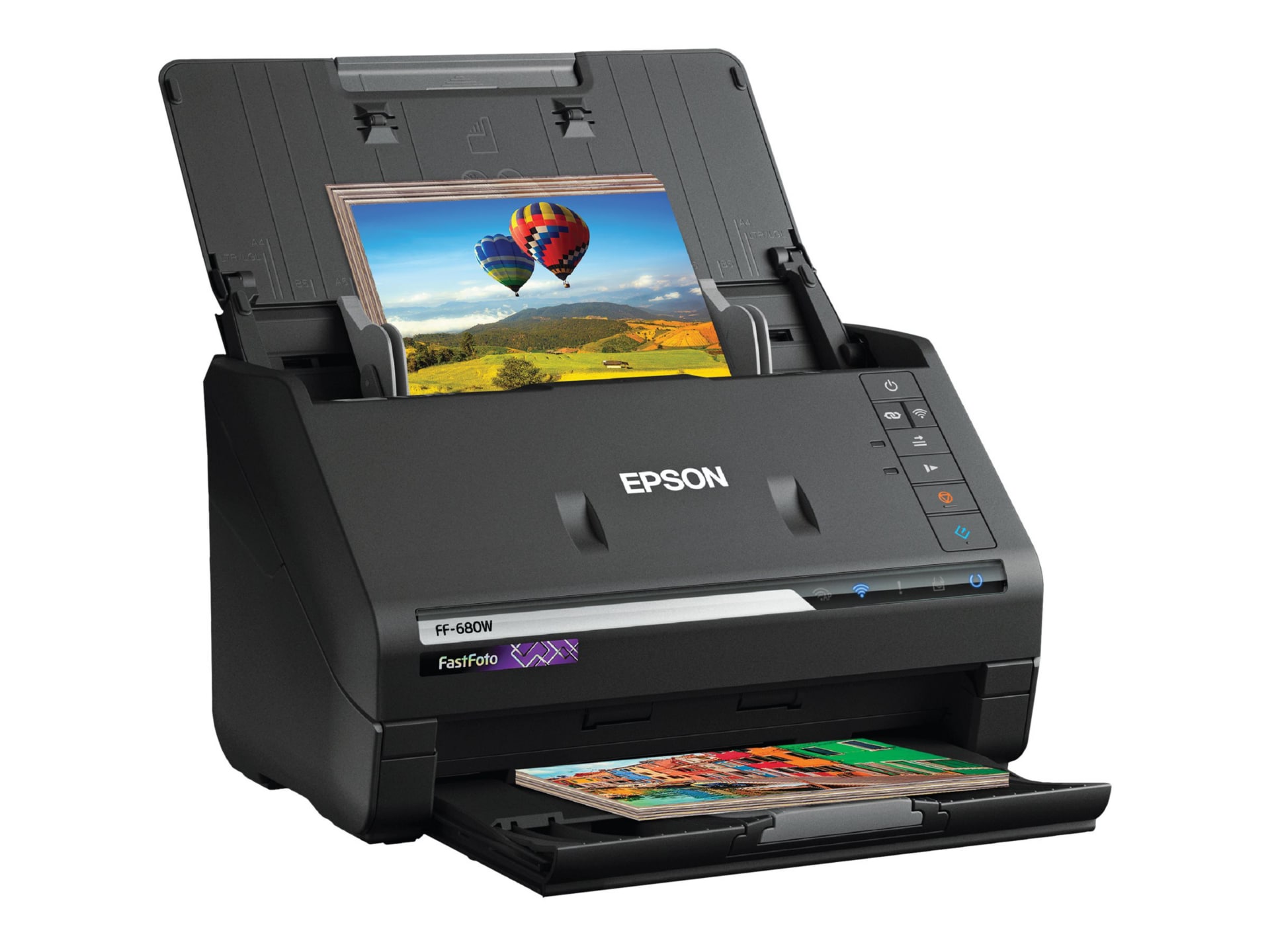 Epson FastFoto FF-680W - document scanner - desktop - USB 3.0, Wi-Fi(n)