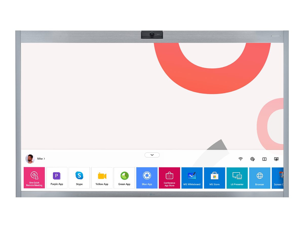 LG 55'' One:Quick Works All-in-One Zoom Certified Video Conferencing Displa