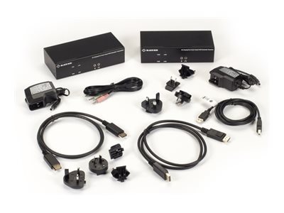 Black Box KVX Series - Kit - KVM / audio / serial / USB extender - TAA Comp