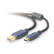 Belkin 12' Digital Camera Cable Hi-Speed USB 2.0 Mini B