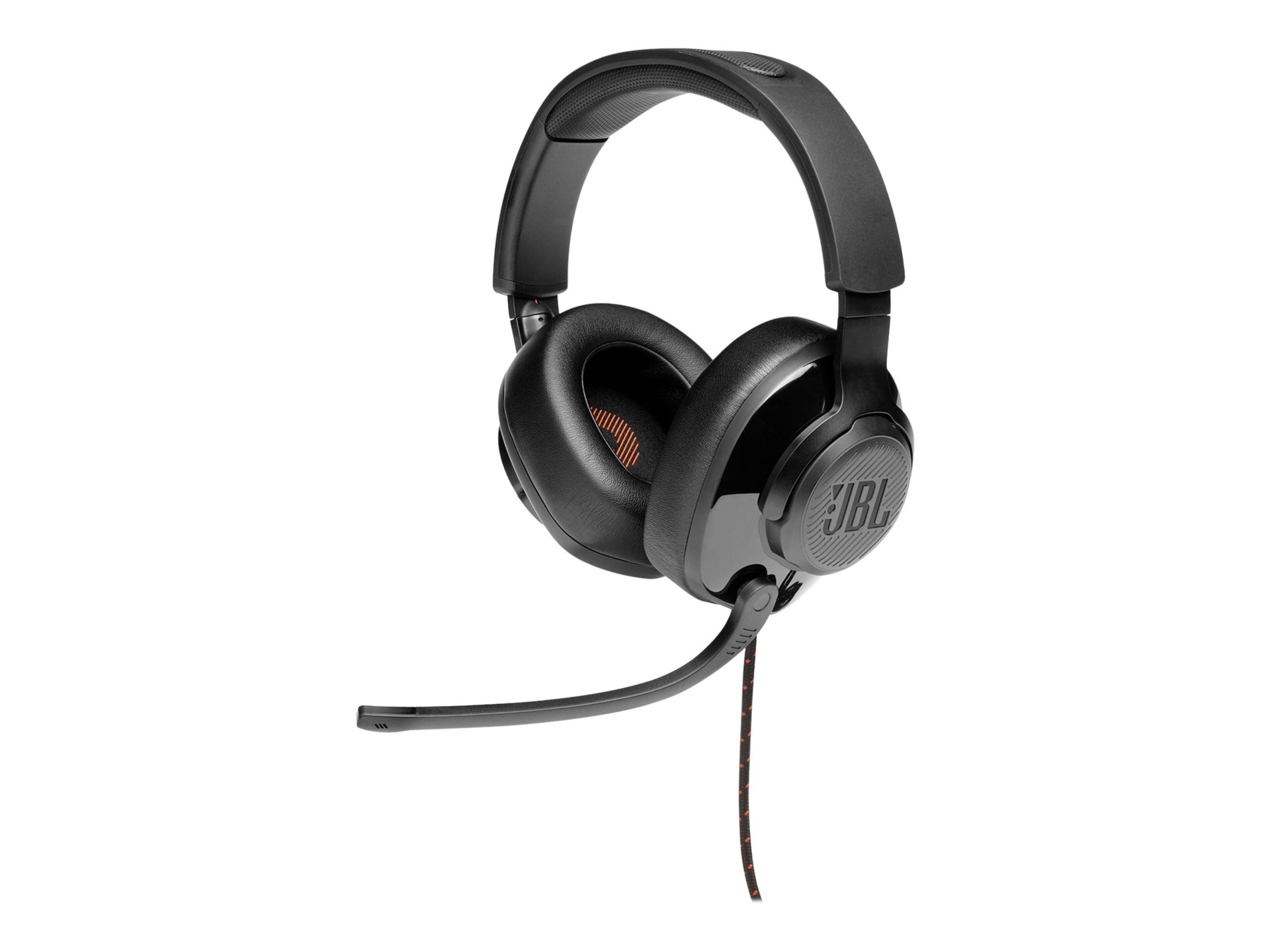 JBL Quantum 200 Wired Gaming Headset - Dual - With Mic - Black