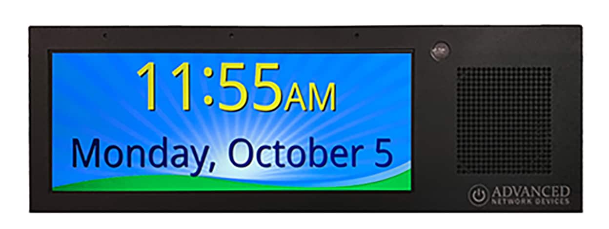 Advanced Network Devices HD IP Clock Display