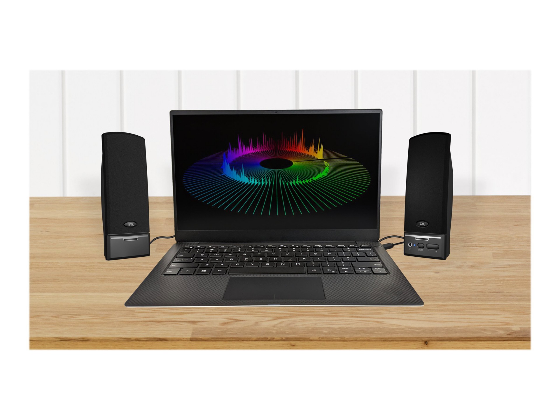Thumbnail 4 of 6 for Cyber Acoustics CA-2014USB - speakers - for PC