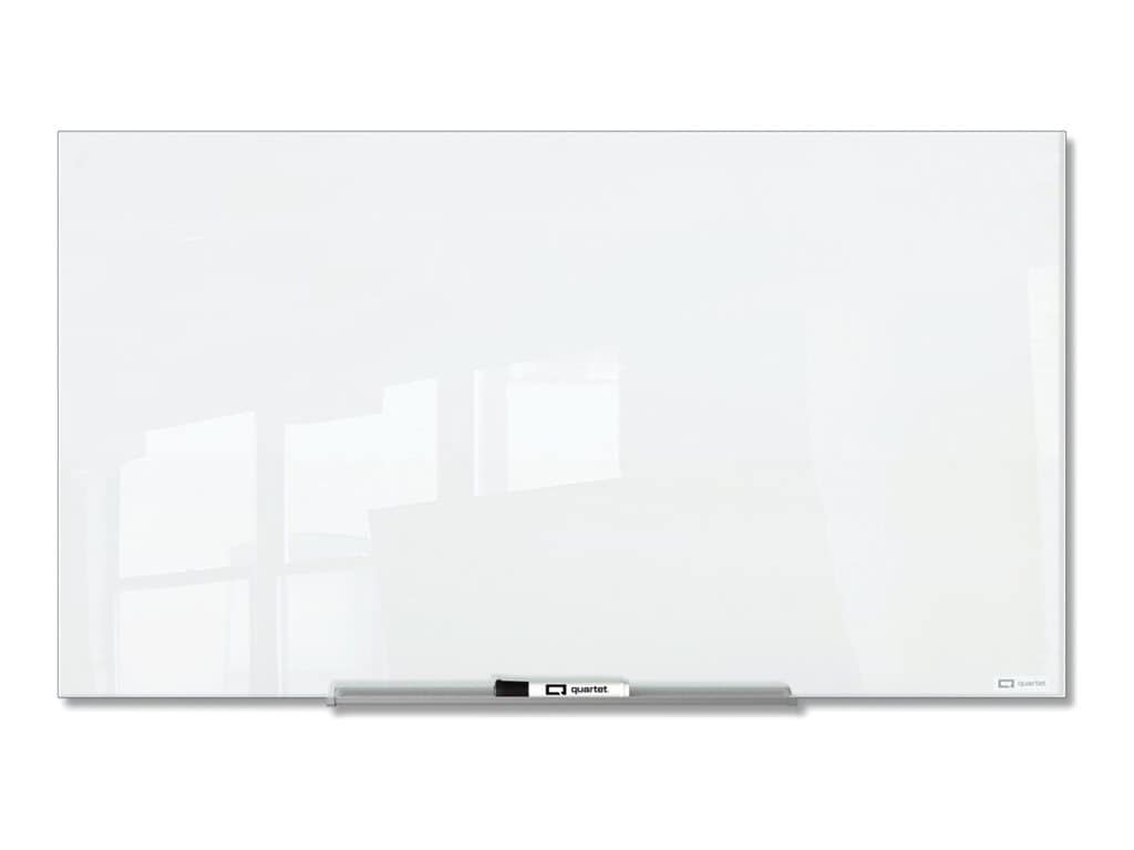 Quartet InvisaMount whiteboard - 48 in x 72 in - white