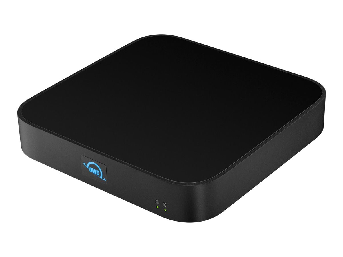 OWC miniStack STX Drive Enclosure Serial ATA, PCI Express NVMe 3.0 - Thunderbolt 4 Host Interface - Black, Matte Black