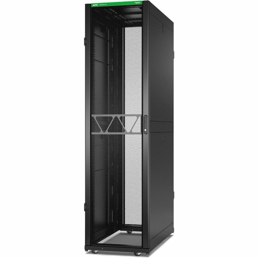 APC NetShelter SX Server Rack Gen 2, 48U, 2258H x 600W x 1200D mm, with Sides, Black [TAA]