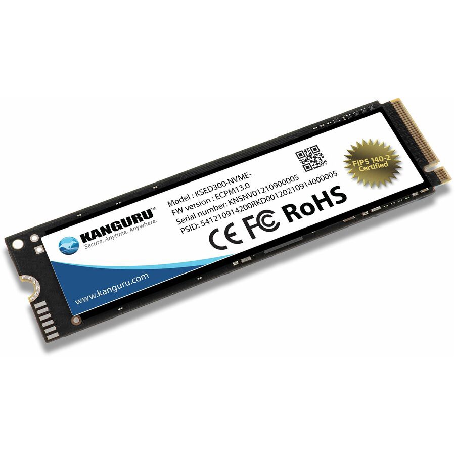 Thumbnail 2 of 2 for Kanguru Defender SED300 FIPS 140-2 Level 2 CERTIFIED - Internal Hardware Encrypted Self-Encrypting Drive SED - M.2 NVMe