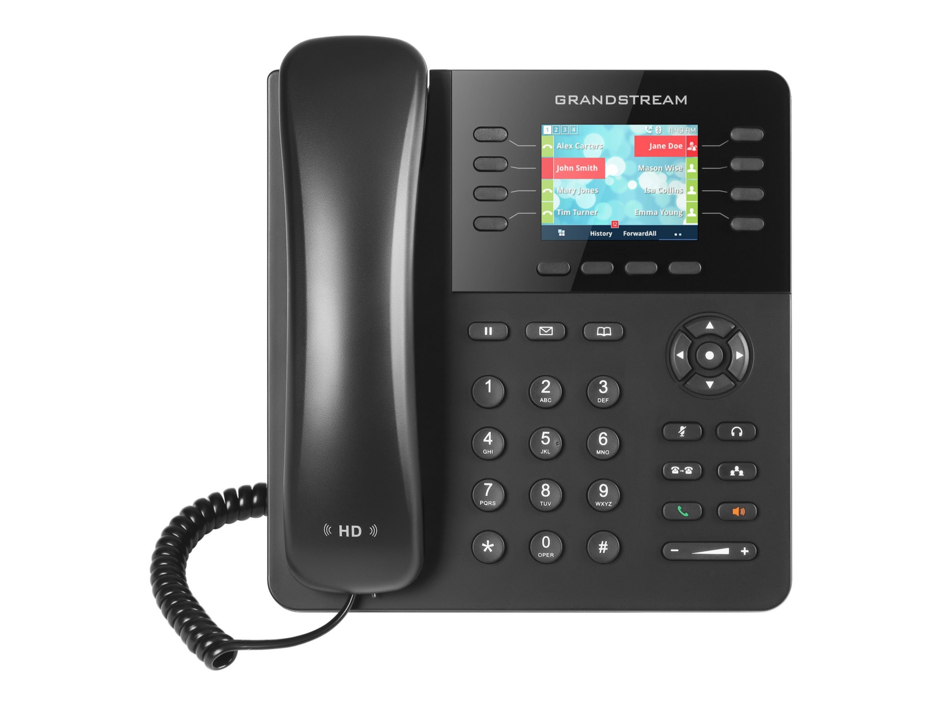 Grandstream GXP2170 - VoIP phone - with Bluetooth interface - 5-way call ca