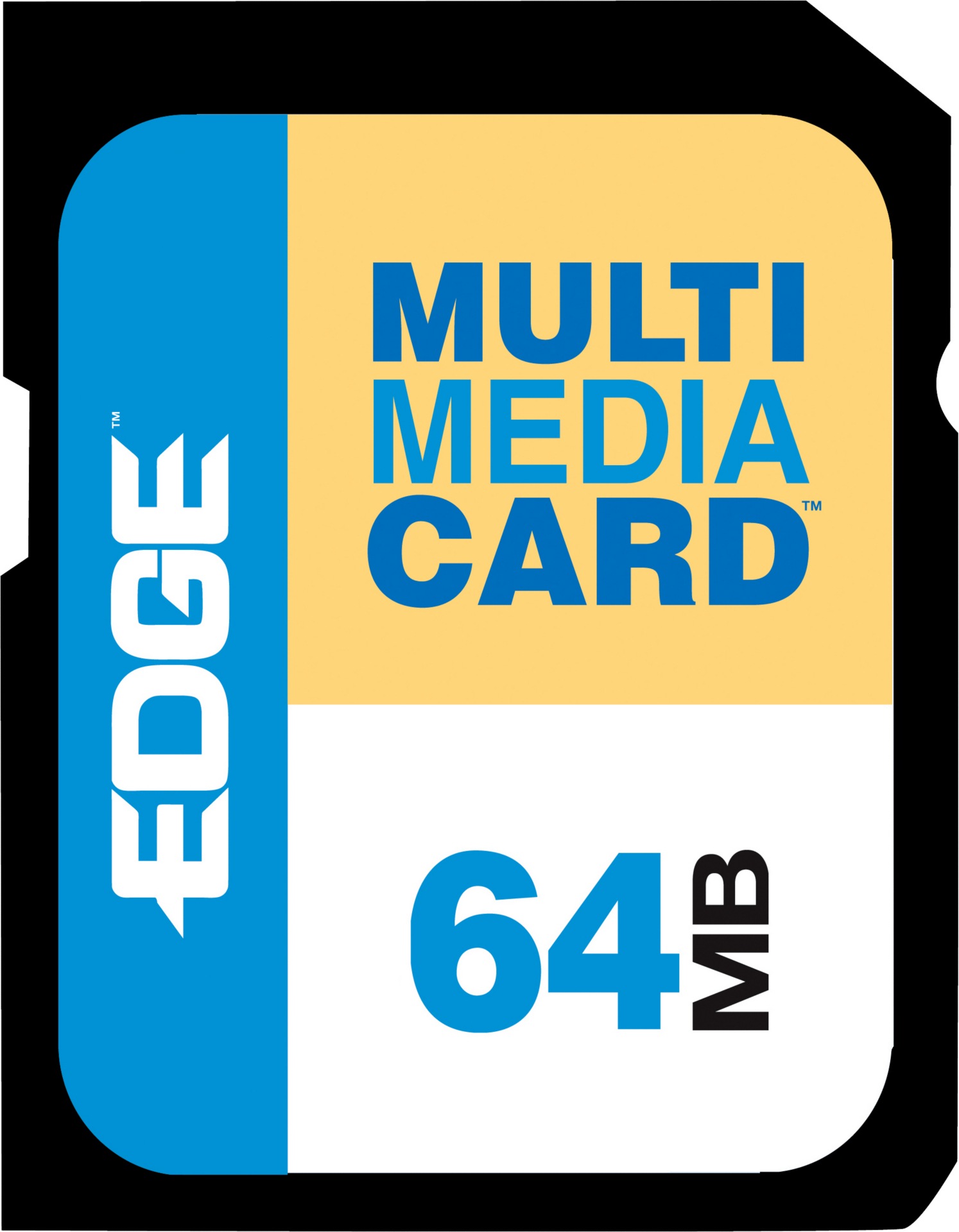 EDGE flash memory card - 64 MB - MMC