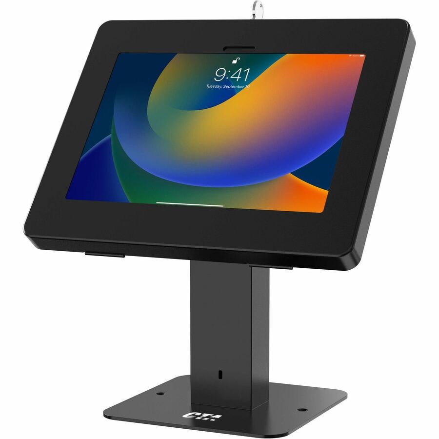 CTA Digital Desk Mount for Tablet, Display, Monitor, Holder - Black - Lands