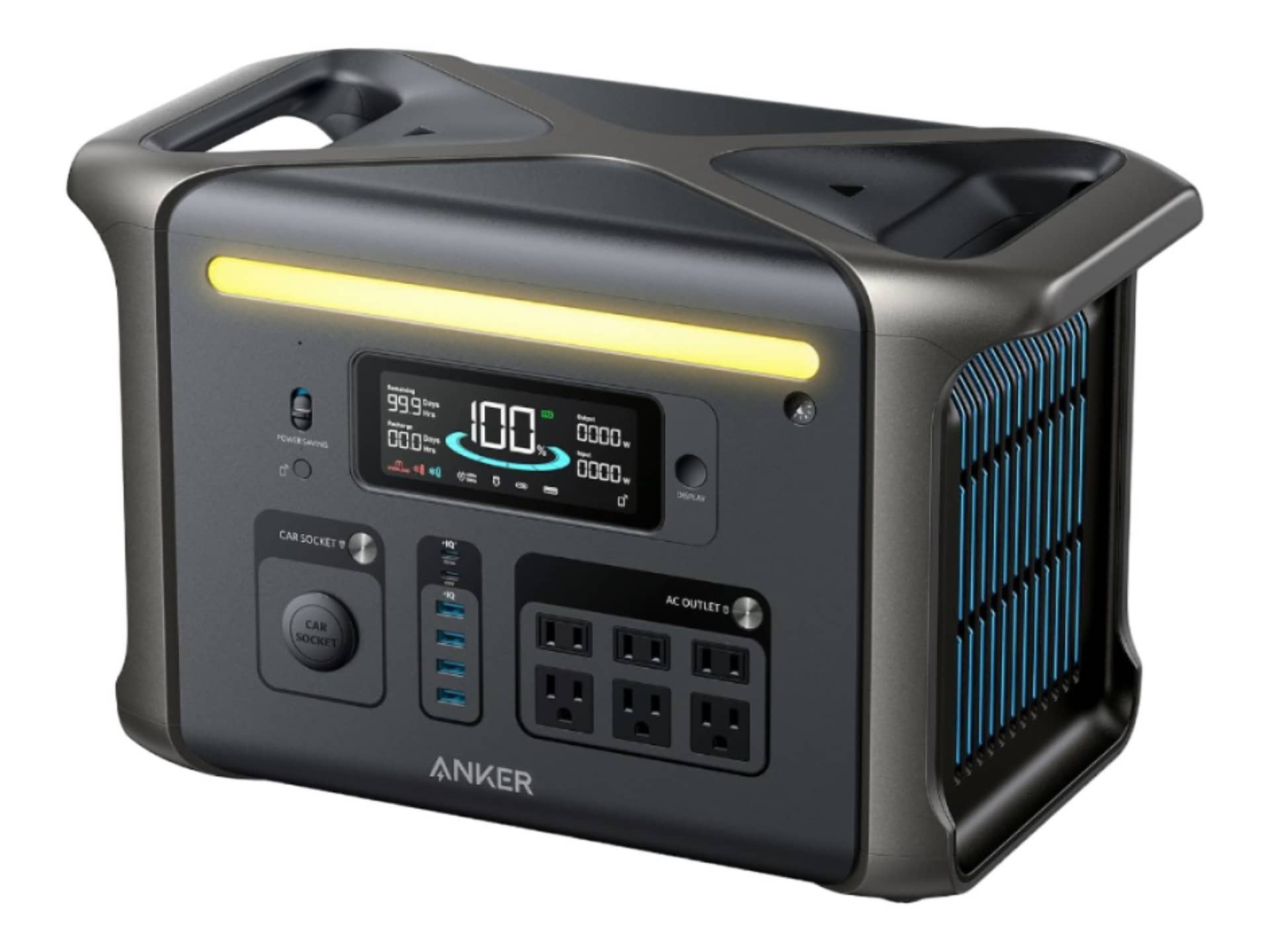 Anker SOLIX F1500 - portable power station - 1800 Watt - LiFePO4 - 1536 Wh