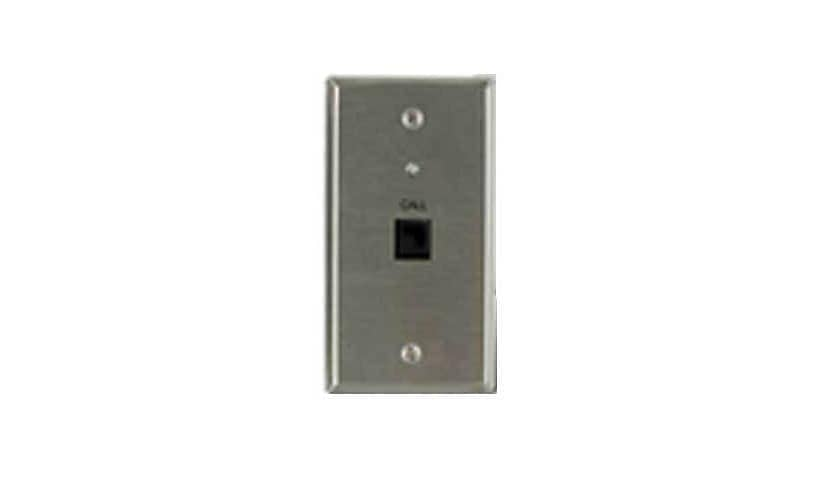 Valcom Talkback Intercom System Call Button with Volume Control - V ...