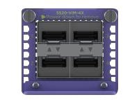 Extreme Networks Versatile Interface Module - expansion module - 10 Gigabit SFP+ x 4