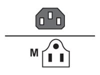 Extreme Networks - power cable - NEMA 5-15 to IEC 60320 C13