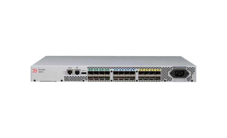Brocade G610 - switch - 8 ports - managed - rack-mountable - with