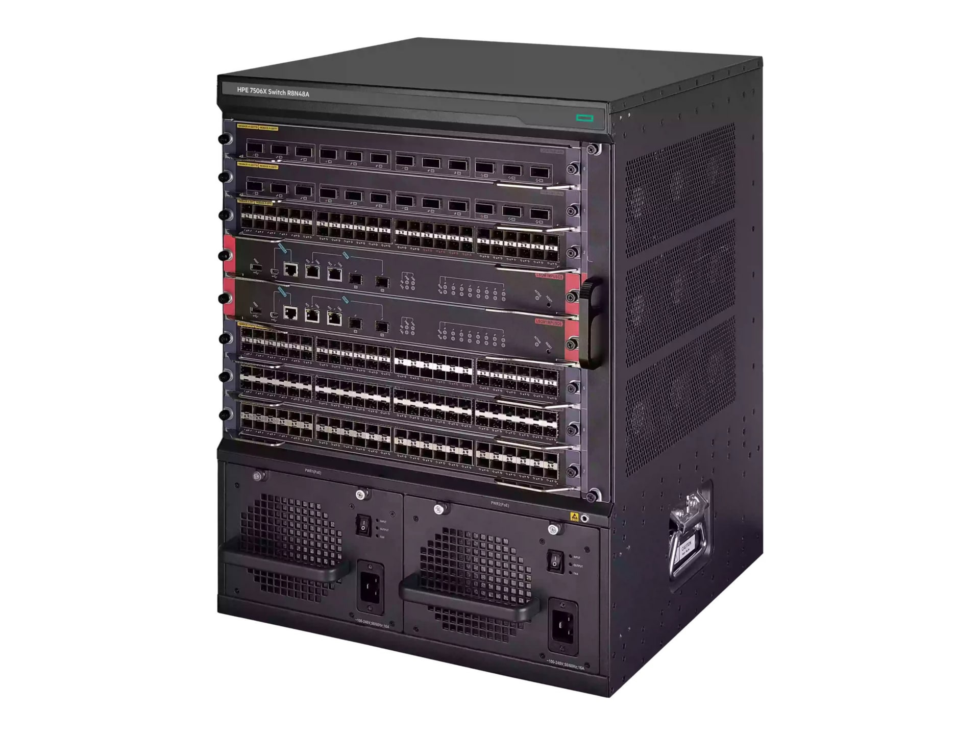 HPE FlexNetwork 7506X 6-slot Chassis - switch - managed - rack-mountable