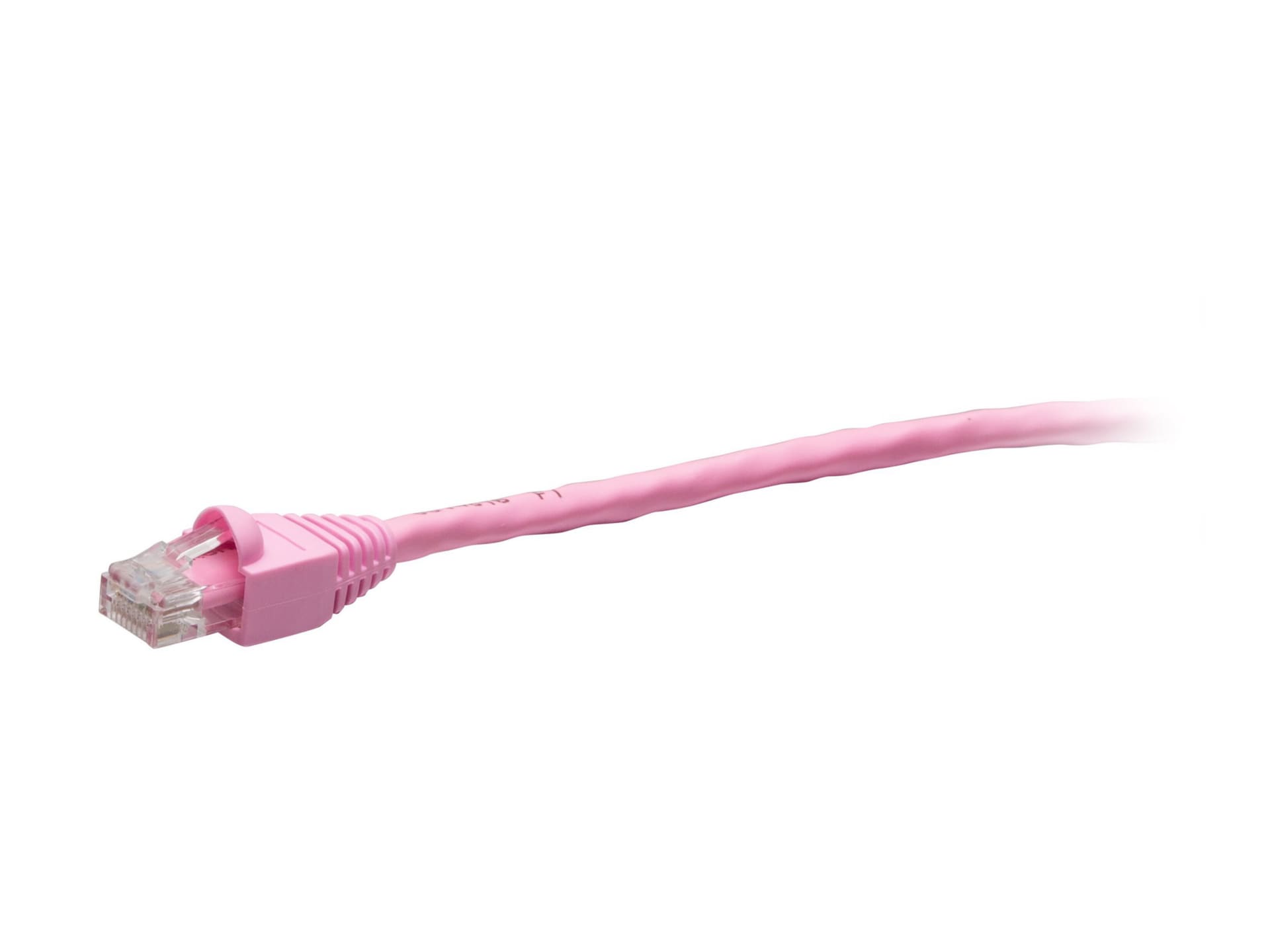 C2G 100ft Cat6 Snagless Unshielded Ethernet Cable - TAA Compliant F-Series - Pink - network cable - TAA Compliant - 100